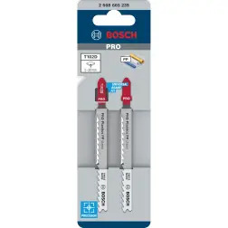 Lâmina de serra vertical PRO Plastics PP clean T102D, 100 mm, 2 unid. 2608665239 Bosch - 1220682513