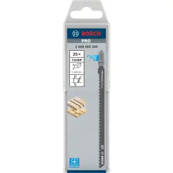 Lâmina de serra vertical PRO Wood precise T344DP, 152 mm, 25 unid. 2608665240 Bosch - 1220682514