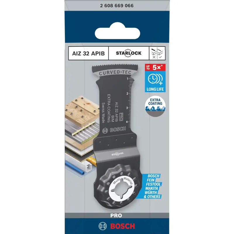Lâmina multiferramenta PRO AIZ 32 APIB, 32 x 50 mm 2608669066 Bosch Lâmina multiferramenta PRO AIZ 32 APIB, 32 x 50 mm 2608669066 Bosch