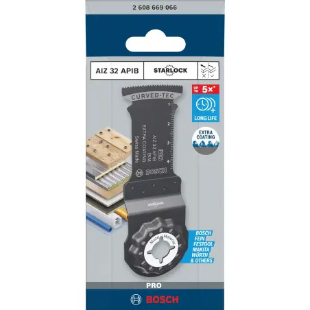 Lâmina multiferramenta PRO AIZ 32 APIB, 32 x 50 mm 2608669066 Bosch - 1220682523