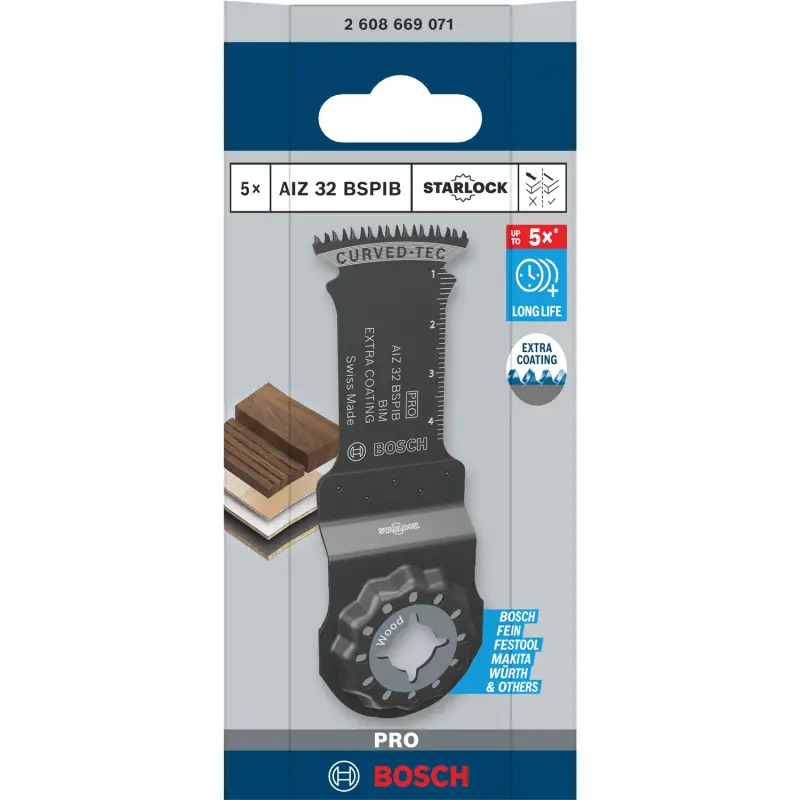 Lâmina multiferramenta PRO AIZ 32 BSPIB, 32 x 50 mm 2608669071 Bosch