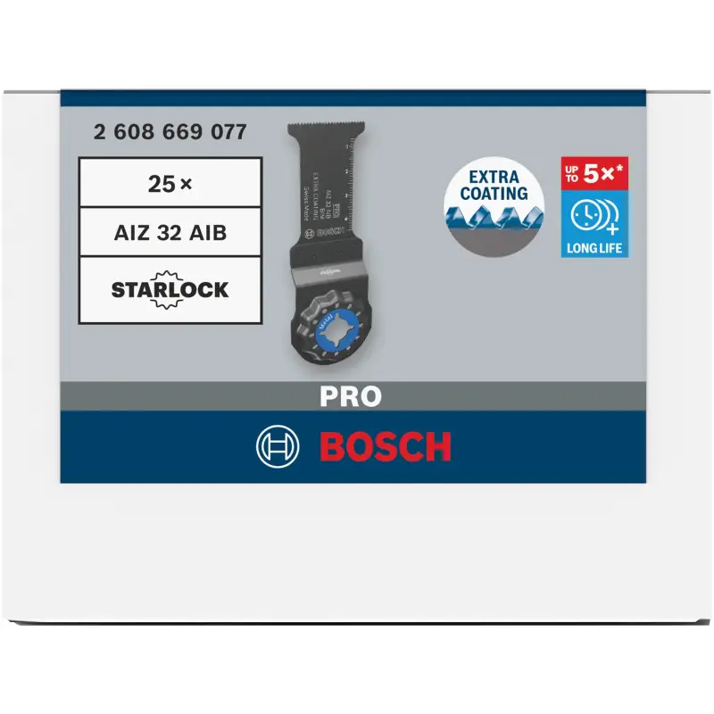 Lâmina multiferramenta PRO AIZ 32 AIB, 32 x 50 mm 2608669077 Bosch