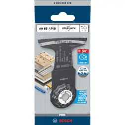 Lâmina multiferramenta PRO AII 65 APIB, 65 x 40 mm 2608669078 Bosch - 1220682535