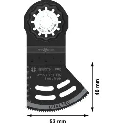 Lâmina multiferramenta PRO AYZ 53 BPB, 53 x 40 mm 2608669116 Bosch #3 - 1220682546