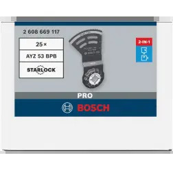 PRO AYZ 53 BPB Multitool Blade, 53 x 40 mm 2608669117 Bosch #1 - 1220682547