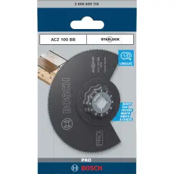 Lâmina multiferramenta PRO ACZ 100 BB, 100 mm 2608669118 Bosch - 1220682548