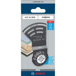 Lâmina multiferramenta PRO AYZ 53 BPB, 53 x 40 mm 2608669114 Bosch - 1220684228