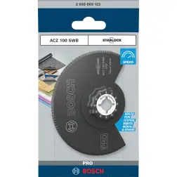 Lâmina multiferramenta PRO ACZ 100 SWB, 100 mm 2608669123 Bosch - 1220682553