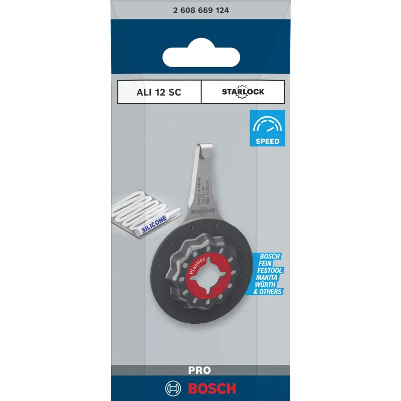 Lâmina multiferramenta PRO ALI 12 SC, 4 x 12 mm 2608669124 Bosch Lâmina multiferramenta PRO ALI 12 SC, 4 x 12 mm 2608669124 Bosch