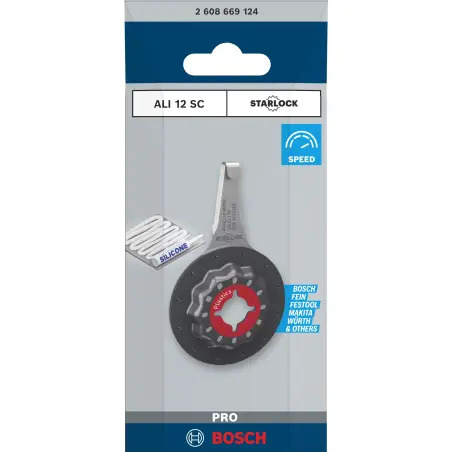 Lâmina multiferramenta PRO ALI 12 SC, 4 x 12 mm 2608669124 Bosch - 1220682554