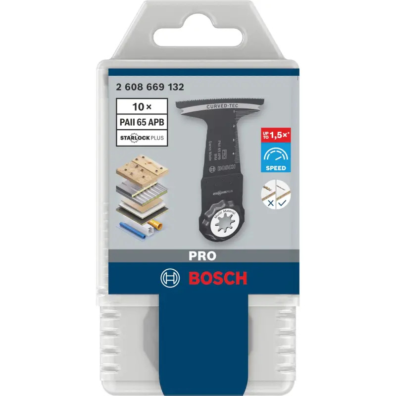 Lâmina multiferramenta PRO PAII 65 APB, 65 x 55 mm 2608669132 Bosch Lâmina multiferramenta PRO PAII 65 APB, 65 x 55 mm 2608669132 Bosch