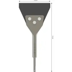 PRO SDS plus Floor Scraper, 130 x 290 mm 2608690610 Bosch #6 - 1220682600