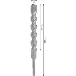 Broca para martelo PRO SDS plus-5X, 25 x 200 x 250 mm 2608836649 Bosch #4 - 1220682718