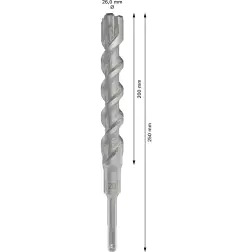 Broca para martelo PRO SDS plus-5X, 26 x 200 x 250 mm 2608836651 Bosch #2 - 1220682719