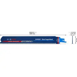 Lâmina de serra sabre S1155CHC EXPERT Thick Tough Metal, 10 un. 2608900370 Bosch #4 - 1220684260