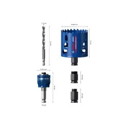 Conjunto de iniciação de serra craneana EXPERT Tough Material 68 x 60 mm 2608900450 Bosch #2 - 1220684266