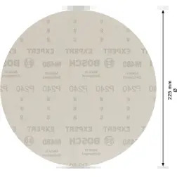 Rede de lixa para cartão-gesso EXPERT M480, 225 mm, G 240, 25 unidades 2608900713 Bosch #8 - 1220684271
