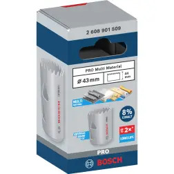 Serra craniana PRO Multi Material, 43 mm, roscada 2608901509 Bosch - 1220683477