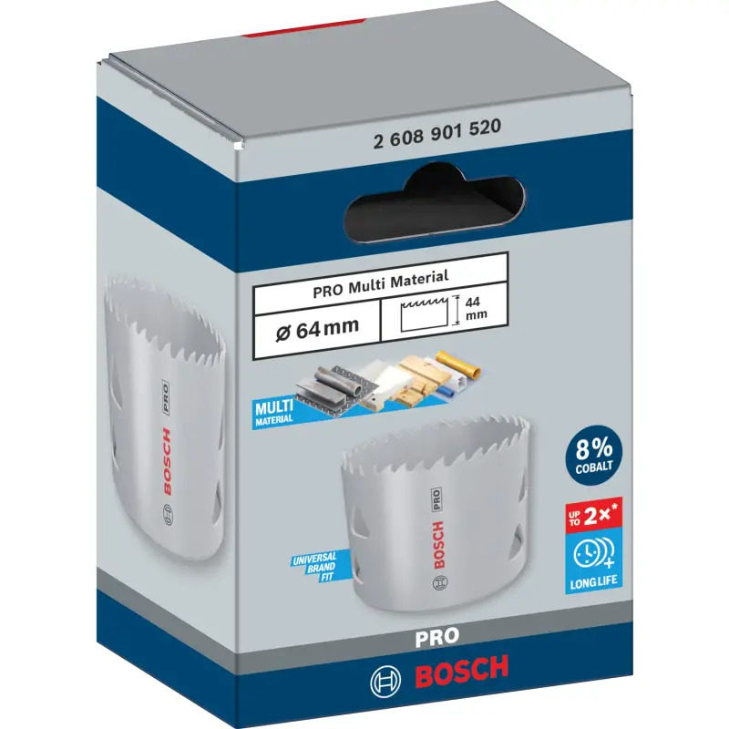 Serra craniana PRO Multi Material, 64 mm, roscada 2608901520 Bosch Serra craniana PRO Multi Material, 64 mm, roscada 2608901520 Bosch