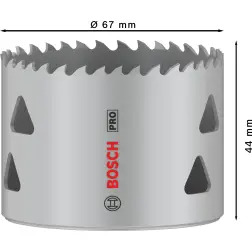Serra craniana PRO Multi Material, 67 mm, roscada 2608901522 Bosch #1 - 1220683488
