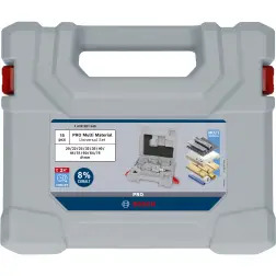 Conjunto de serras craneanas PRO Multi Material com eixo Q-Lock, 15 peças 2608901548 Bosch - 1220683512
