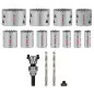 Conjunto de serras craneanas PRO Multi Material com eixo Q-Lock, 15 peças 2608901548 Bosch