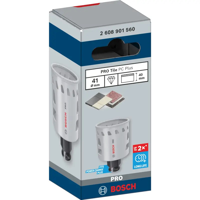 Serra craniana PRO Tile PC Plus, 41 mm, HS 2608901560 Bosch Serra craniana PRO Tile PC Plus, 41 mm, HS 2608901560 Bosch