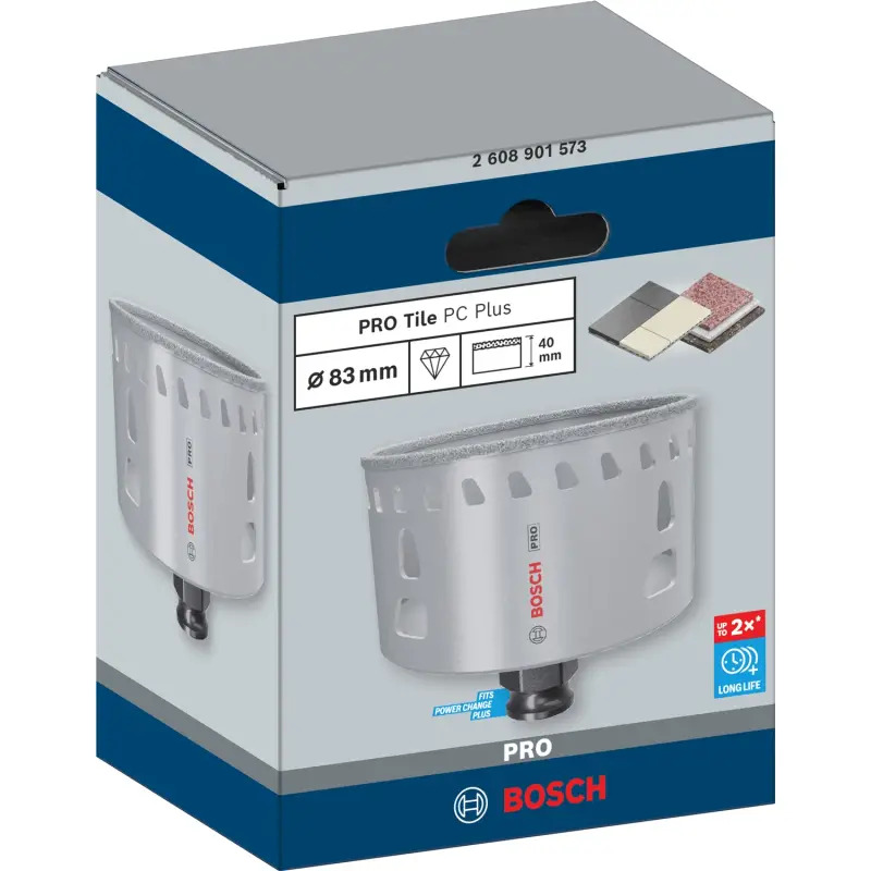 Serra craniana PRO Tile PC Plus, 83 mm, HS 2608901573 Bosch