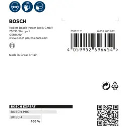 EXPERT W480 Web 1/4 Hand Sanding Sheet, 115 x 140 mm, G120 2608902381 Bosch #4 - 1220683624