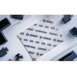 EXPERT W480 Web 1/4 Hand Sanding Sheet, 115 x 140 mm, G120 2608902381 Bosch #5 - 1220683624