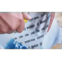 EXPERT W480 Web 1/4 Hand Sanding Sheet, 115 x 140 mm, G240 2608902383 Bosch #1 - 1220683626