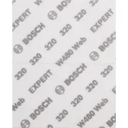 EXPERT W480 Web 1/4 Hand Sanding Sheet, 115 x 140 mm, G320 2608902384 Bosch #3 - 1220683627