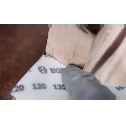 EXPERT W480 Web 1/4 Hand Sanding Sheet, 115 x 140 mm, G120 2608902385 Bosch #2 - 1220683628