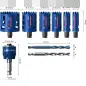 Conjunto de serras craneanas EXPERT Tough Material, 22/25/35/40/51/68 mm, 9 unidades 2608900446 Bosch Conjunto de serras craneanas EXPERT Tough Material, 22/25/35/40/51/68 mm, 9 unidades 2608900446 Bosch