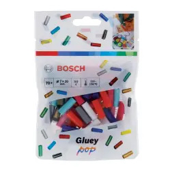 Bastões Gluey 8 POP, sortido de cores 2608002011 Bosch - 1220680575