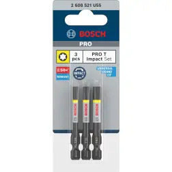 Ponta PRO Torx Impact, T25, T30, T40, 55 mm, 3 unid. 2608521U55 Bosch - 1220680652
