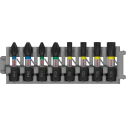 PRO Impact Mixed Pack, PH1; PH2; PZ1; PZ2; T15; T20; T25; T30, 25 mm, 8 unid. 2608521U61 Bosch #1 - 1220680658