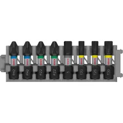 PRO Impact Mixed Pack, PH2x2; PZ2x2; H5; T20; T25; T30, 25 mm, 8 unid. 2608521U62 Bosch - 1220680659