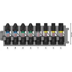 PRO Impact Mixed Pack, PH2x2; PZ2x2; H5; T20; T25; T30, 25 mm, 8 unid. 2608521U62 Bosch #2 - 1220680659