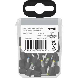 PRO Impact Mixed Pack, PH2x5, PZ2x5, T20x5, T25x5, T30x5, 25 mm, 25 unid. 2608521U63 Bosch #1 - 1220680660