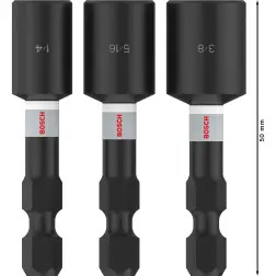 PRO Nutsetter Impact, 1/4" x 50 mm, 5/16" x 50 mm, 3/8" x 50 mm, 1 7/8" x 50 mm, 4 unid. 2608521U65 Bosch - 1220680662