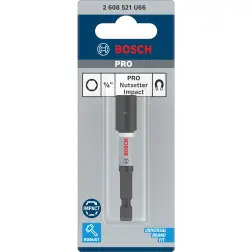 PRO Nutsetter Impact, 1/4" x 65 mm, 2 9/16" x 65 mm, 2 unid. 2608521U66 Bosch - 1220680663