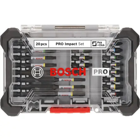 Conjunto de pontas PRO Impact, 20 unidades 2608521U74 Bosch - 1220680669
