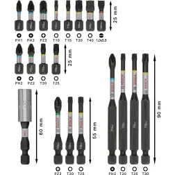 Conjunto de pontas PRO Impact, 20 unidades 2608521U74 Bosch - 1220680669
