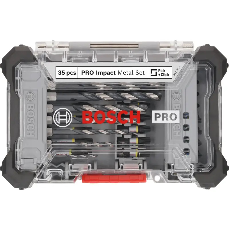 Conjunto de pontas para aparafusar e perfuração de metal PRO Impact, 35 unid. 2608521U80 Bosch Conjunto de pontas para aparafusar e perfuração de metal PRO Impact, 35 unid. 2608521U80 Bosch