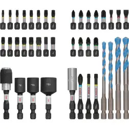 Conjunto de pontas para aparafusar e perfuração Multi Construction PRO Impact, 40 unidades 2608521U85 Bosch - 1220680678