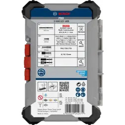Conjunto de pontas para aparafusar e perfuração Multi Construction PRO Impact, 40 unidades 2608521U85 Bosch #2 - 1220680678