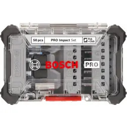 Conjunto de pontas PRO Impact, 50 unidades 2608521U89 Bosch - 1220680682