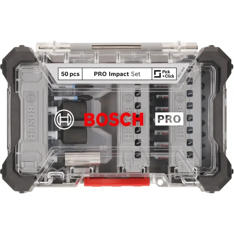 Conjunto de pontas PRO Impact, 50 unidades 2608521U89 Bosch Conjunto de pontas PRO Impact, 50 unidades 2608521U89 Bosch