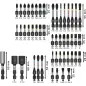 Conjunto de pontas PRO Impact, 50 unidades 2608521U89 Bosch Conjunto de pontas PRO Impact, 50 unidades 2608521U89 Bosch